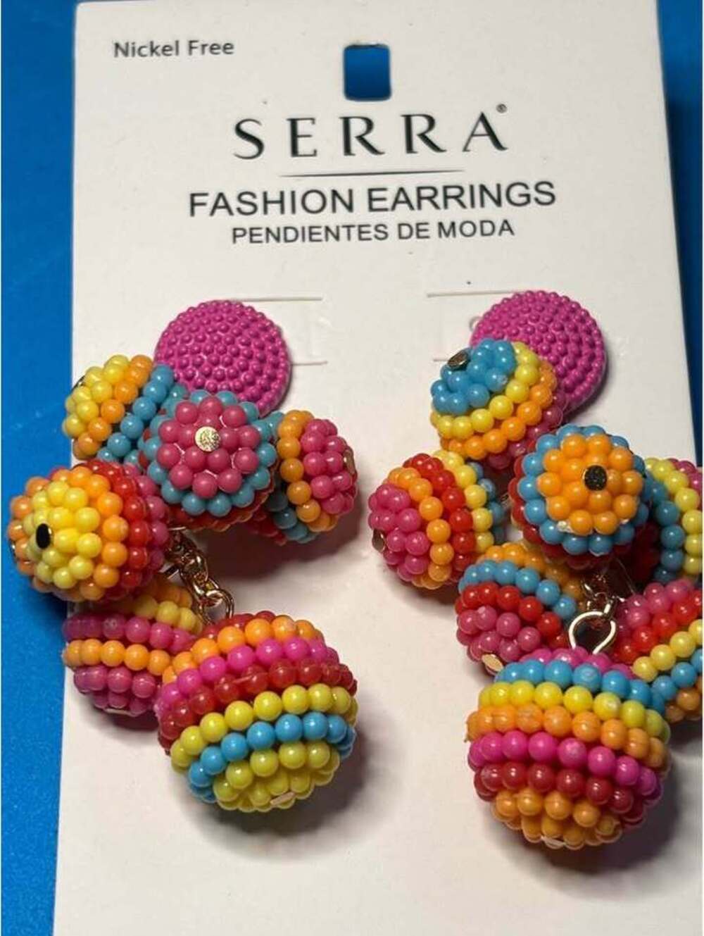 Serra Fashion Earrings bright cha cha dangle